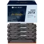 G&G Select XL Toner 4-Pack dla HP 207X (Czarny, Cyan, Magenta, Żółty) - Kompatybilny, Wysoka Wydajność