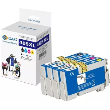 G&G XL Zestaw 4 wkładów atramentowych do Epson 405XL MP BK/C/M/Y (18594)