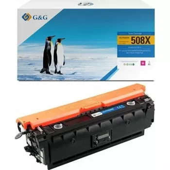 G&G XL Toner Cartridge Compatible with HP CF363X/508X - Magenta, 9,500 Pages
