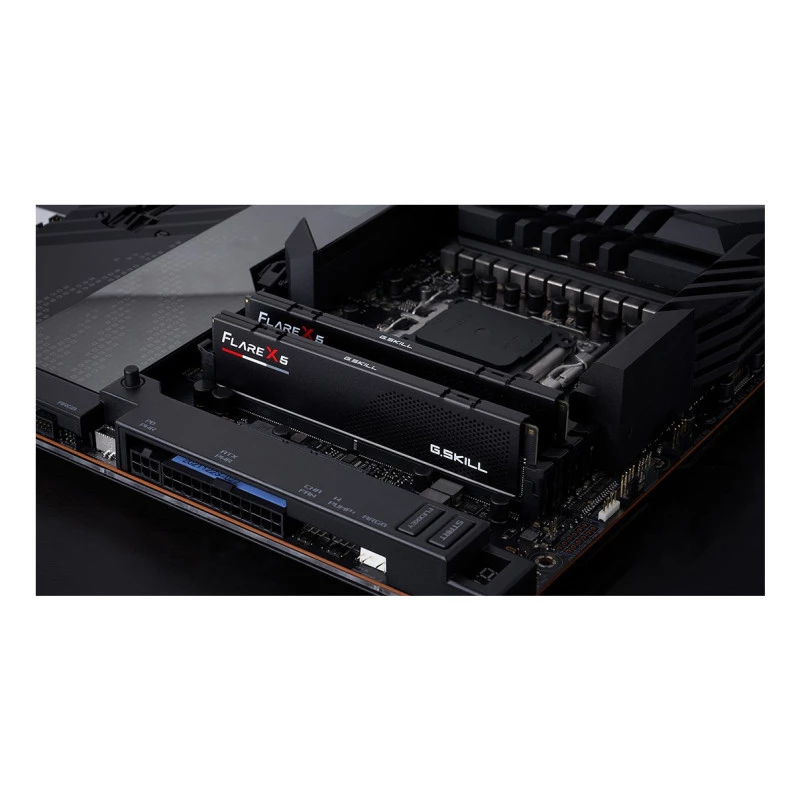 Zestaw pamięci G.Skill Flare X5 256 GB (4 x 64 GB) DDR5-6000 CL34 do komputerów stacjonarnych - Matowa czerń