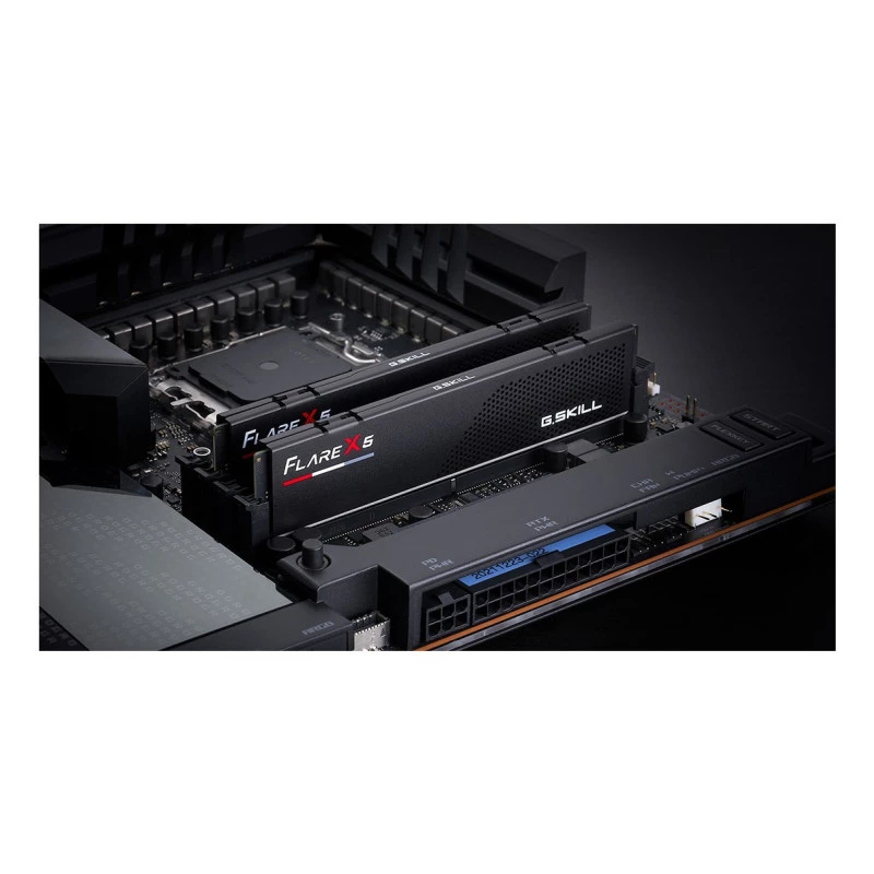 Zestaw pamięci G.Skill Flare X5 256 GB (4 x 64 GB) DDR5-6000 CL34 do komputerów stacjonarnych - Matowa czerń