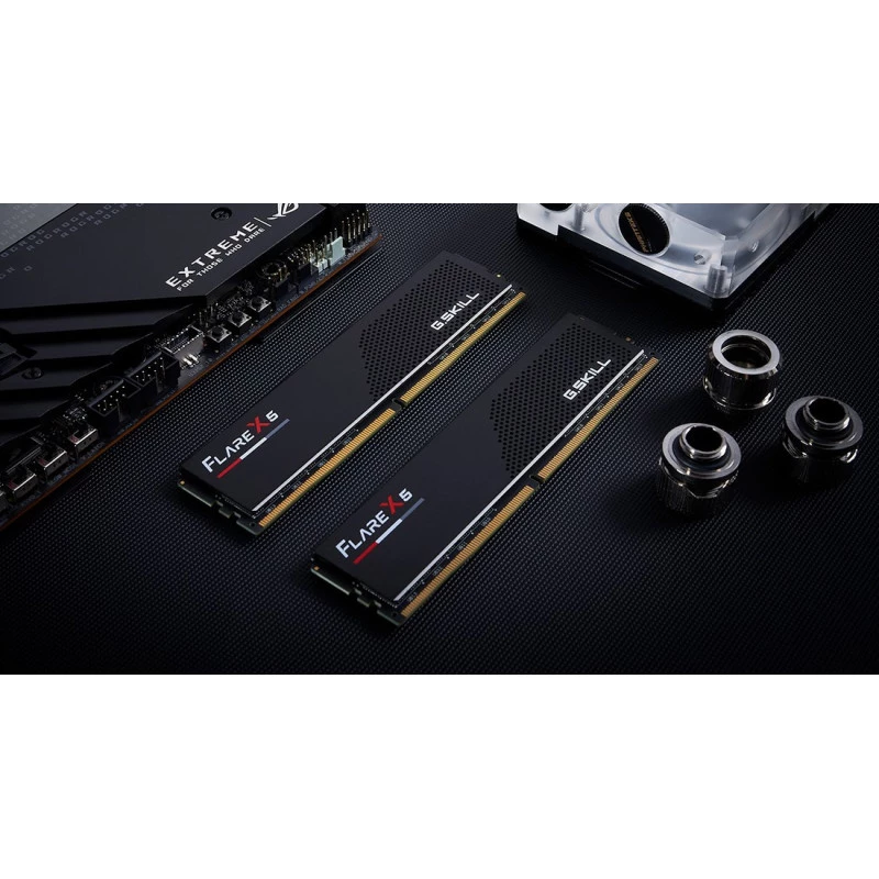 Zestaw pamięci G.Skill Flare X5 256 GB (4 x 64 GB) DDR5-6000 CL34 do komputerów stacjonarnych - Matowa czerń