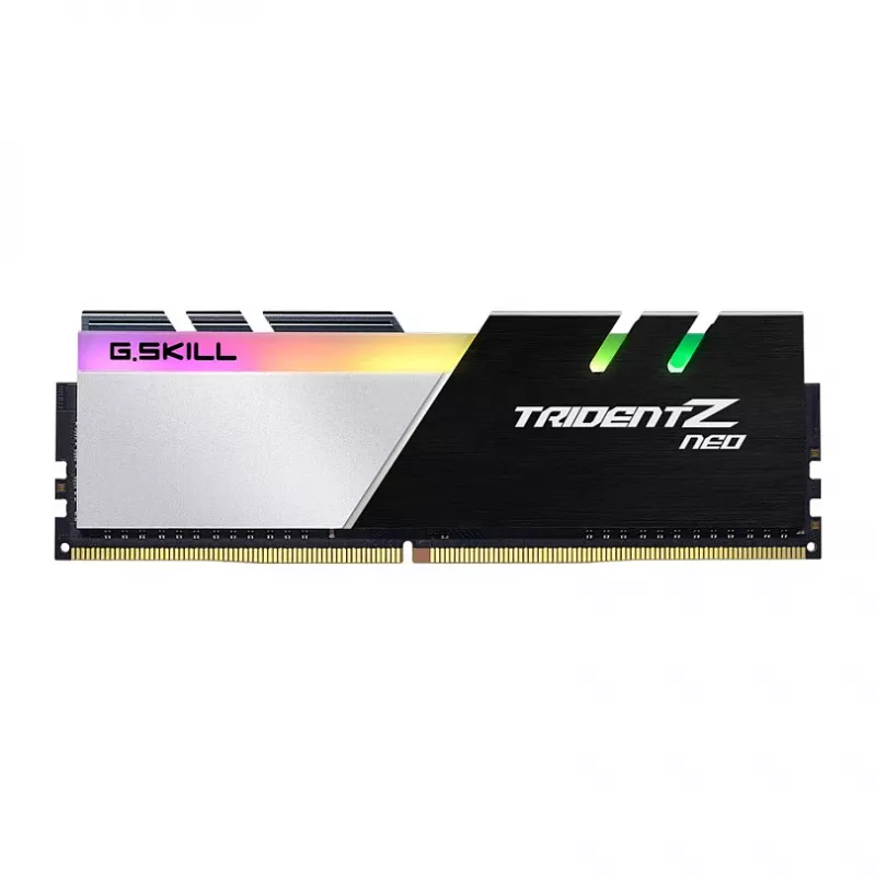 G.Skill Trident Z Neo 128GB (4x32GB) DDR4 3600MHz CL18 Zestaw pamięci do komputera stacjonarnego - Czarny/Srebrny RGB