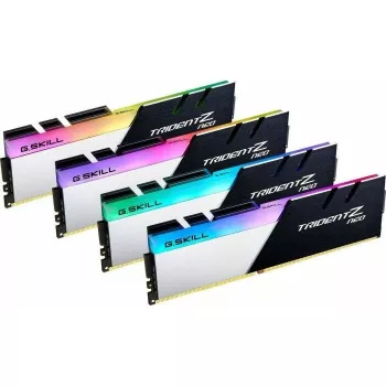 G.Skill Trident Z Neo 128GB (4x32GB) DDR4 3600MHz CL18 Zestaw pamięci do komputera stacjonarnego - Czarny/Srebrny RGB