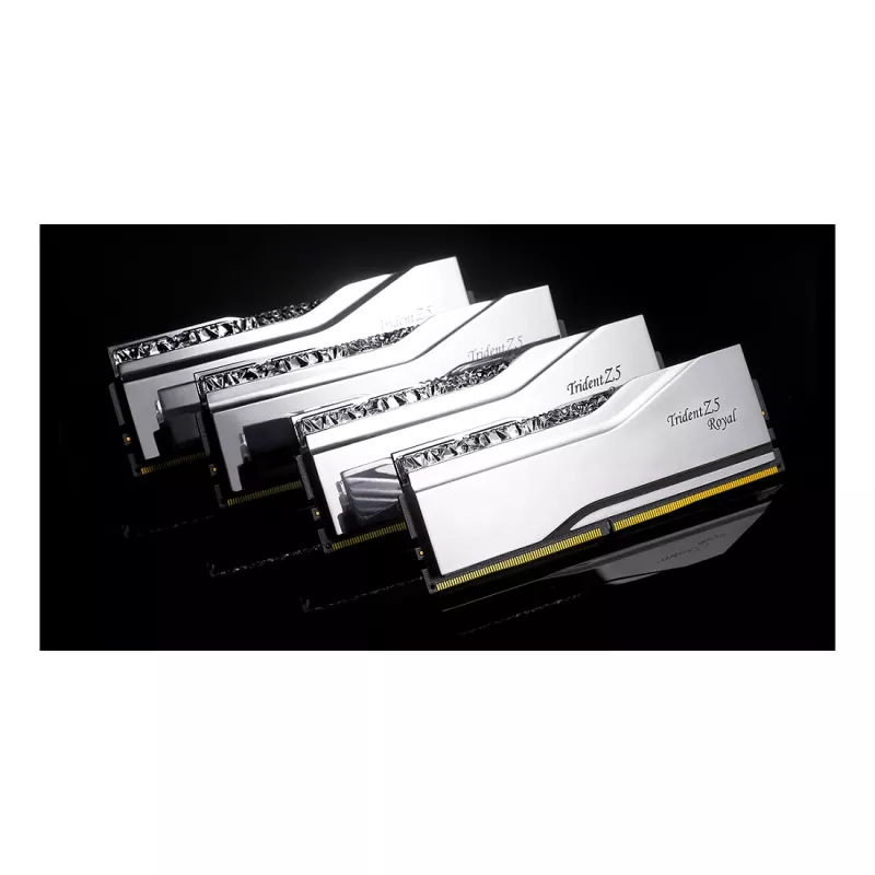 G.Skill Trident Z5 Royal RGB 48GB (2x24GB) DDR5-8400 CL40 zestaw pamięci do komputera stacjonarnego - polerowane srebro
