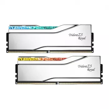 G.Skill Trident Z5 Royal RGB 48GB (2x24GB) DDR5-8400 CL40 zestaw pamięci do komputera stacjonarnego - polerowane srebro