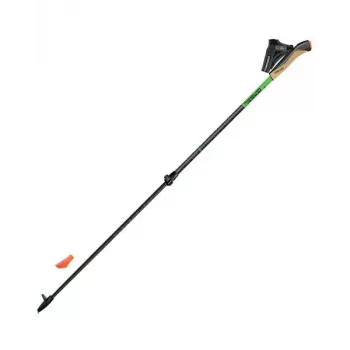 Gabel Carbon XT 2S-80 F.L. Regulowane kije do nordic walking, 78-135 cm, czarno-zielone