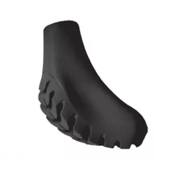 Gabel końcówki do kijków nordic walking Walking Pad XXL Hard 05/27, czarne (para 2 szt.)