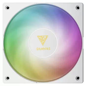 Wentylator obudowy GAMDIAS NOTUS M1-1201 WH ARGB PWM 120mm