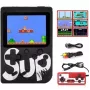 GameBox R2 8-bitowa Przenośna Konsola do Gier Retro z 400 Grami, 3-calowy LCD, 1 Kontroler, Kabel TV RCA, Czarny