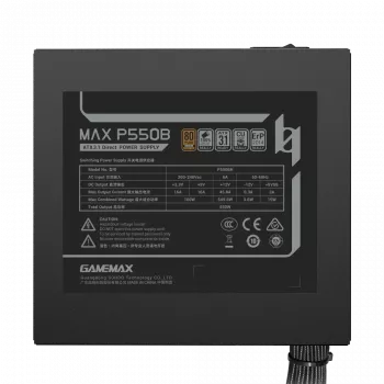 GAMEMAX MAX P550B 550W Bronze Non-Modular Power Supply