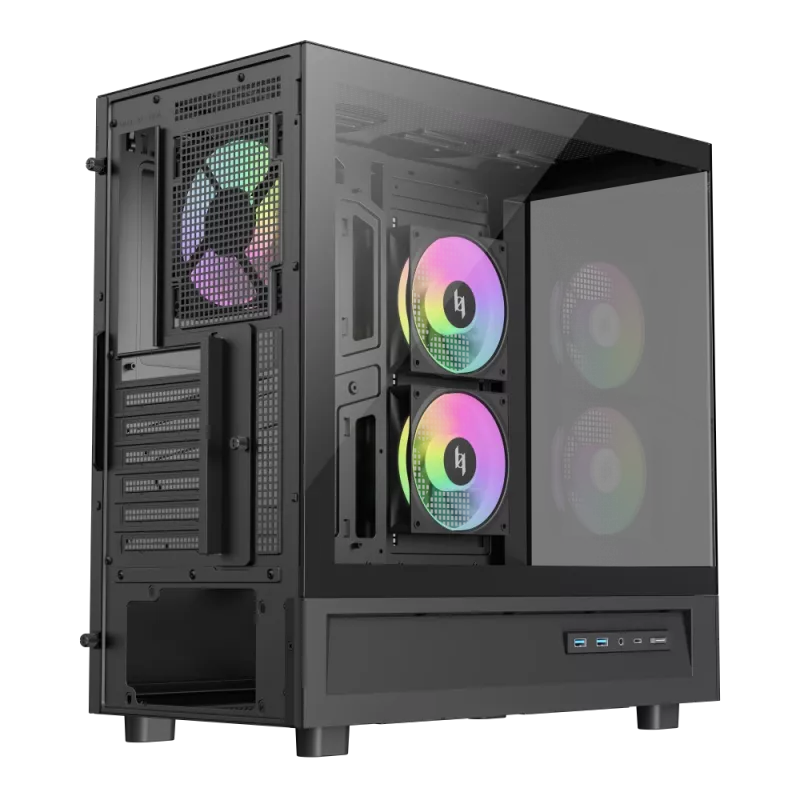 Obudowa komputerowa Gamemax NEX C51 BK ATX/BTF
