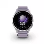 Garmin Approach J1 Silver Aluminium Bezel with Lilac ComfortFit Fabric Band