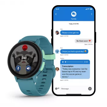 Garmin Bounce 2 GPS Wi-Fi LTE Kids Watch Turquoise