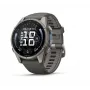 Garmin Fenix 9 – 43mm, tytanowy z silikonowym paskiem Pebble Grey