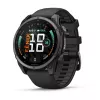 Garmin fenix 9 – 47mm, Carbon Grey DLC Titanium z czarnym silikonowym paskiem