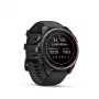 Garmin fenix 9 – 47mm, Carbon Grey DLC Titanium z czarnym silikonowym paskiem