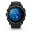 Garmin fenix 9 – 51 mm, Carbon Grey DLC Titanium z czarnym silikonowym paskiem 010-04763-11