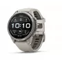 Garmin Fenix 9 Pro – 43mm Tytanowy z Fog Grey/Dark Sandstone Silikonowym Paskiem