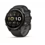 Garmin Fenix 9 Pro – 47mm Carbon Gray DLC Titanium z czarnym/pebble grey silikonowym paskiem