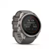 Garmin Fenix 9 Pro – inReach, Solar, 51mm Tytan z szarym krzemionkowym paskiem Pebble Grey