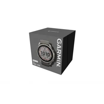 Garmin Fenix 9 Pro – inReach, Solar, 51mm Tytan z szarym krzemionkowym paskiem Pebble Grey