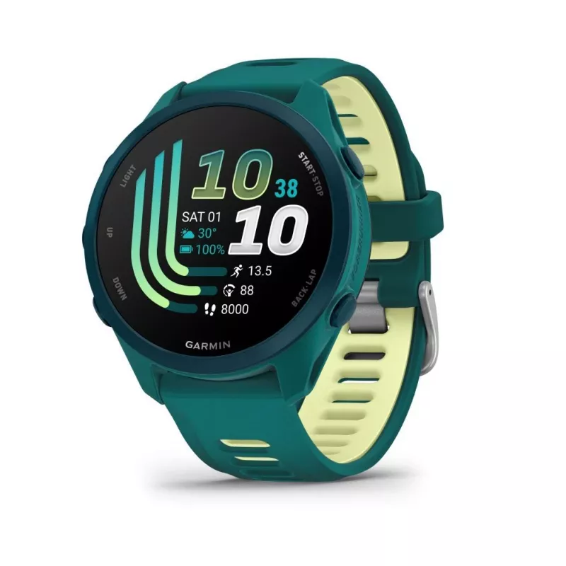 Garmin Forerunner 170 Music, Teal Green z paskiem Teal Green/Citron