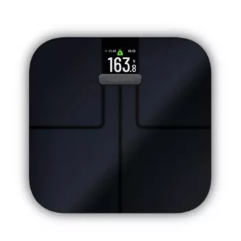 Garmin Index S2 Inteligentna waga Czarna z Wi-Fi, analizą składu ciała, 16 profili użytkowników