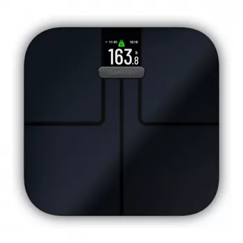Garmin Index S2 Inteligentna waga Czarna z Wi-Fi, analizą składu ciała, 16 profili użytkowników