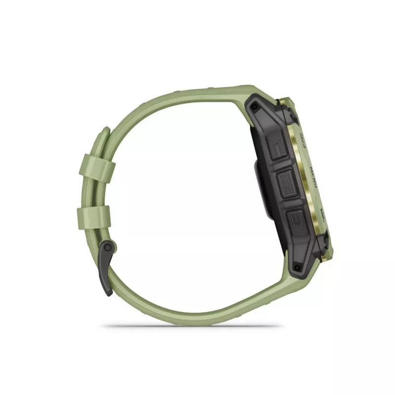 Garmin Instinct 3 50mm AMOLED Fern Green Smartwatch z zielonym paskiem silikonowym