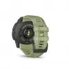 Garmin Instinct 3 50mm AMOLED Fern Green Smartwatch z zielonym paskiem silikonowym