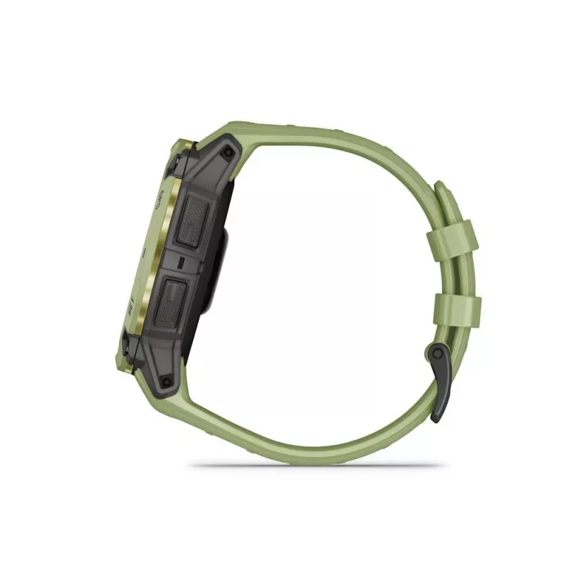 Garmin Instinct 3 50mm AMOLED Fern Green Smartwatch z zielonym paskiem silikonowym