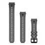 Garmin QuickFit 20 mm Silikonowy pasek do zegarka w kolorze grafitowym do Instinct E 40 mm i kompatybilnych modeli