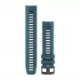 Pasek do zegarka Garmin QuickFit 22 do Instinct, Fenix, Forerunner, Epix – Lakeside Blue Silicone