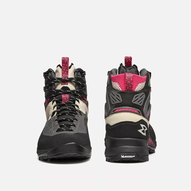 Garmont Akron Mid GTX Damskie Buty Trekkingowe Szary/Róż Malinowy Rozmiar 39