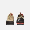 Garmont Dragontail WP Approach Shoes - Cornstalk Beige/Tomato Red - EU 44