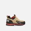 Garmont Dragontail WP Approach Shoes - Cornstalk Beige/Tomato Red - EU 44