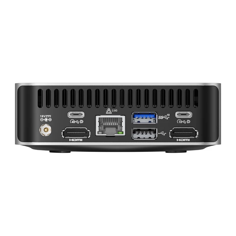 GEEKOM A8 Mini PC, AMD Ryzen 7 8745HS, 16GB DDR5, 1TB PCIe Gen4 SSD, Windows 11 Pro, Czarny
