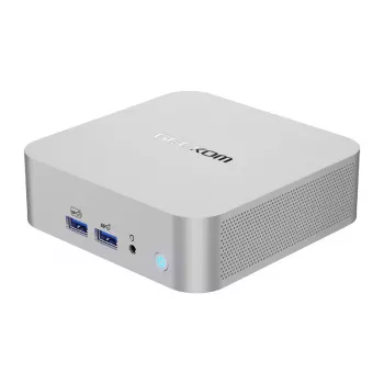 GEEKOM A8 Mini PC, AMD Ryzen 7 8745HS, 16GB DDR5, 1TB PCIe Gen4 SSD, Windows 11 Pro, Czarny
