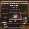 GEEKOM AX8 MAX Mini PC, Intel Core i7-12650H, 16GB DDR5, 512GB SSD, Windows 11 Pro, Srebrny