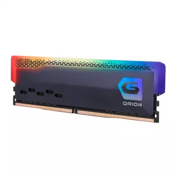 Moduł pamięci GEIL 16GB DDR4 3600MHz UDIMM RGB, CL18, PC4-28800, seria Orion RGB, czarny radiator