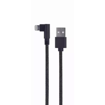 GEMBIRD kątowy pleciony kabel USB-A do 8-pin Lightning 0,2 m czarny