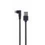 GEMBIRD kątowy pleciony kabel USB-A do 8-pin Lightning 0,2 m czarny