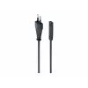 GEMBIRD Cablexpert PC-184-VDE Przewód zasilający, C7, zatwierdzony VDE, czarny, 1,8 m