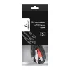Gembird CCA-458-5M Przewód audio 3.5mm Jack na 2x RCA męski-męski 5m