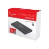 Gembird EE2-U2S-5 Zewnętrzna obudowa USB 2.0 na dysk 2,5 inch SATA HDD/SSD, aluminiowa, czarna