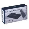Gembird EE2-U2S-5 Zewnętrzna obudowa USB 2.0 na dysk 2,5 inch SATA HDD/SSD, aluminiowa, czarna