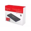 Gembird EE2-U2S-5 Zewnętrzna obudowa USB 2.0 na dysk 2,5 inch SATA HDD/SSD, aluminiowa, czarna