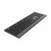 Gembird KB-MCH-06 smukła przewodowa klawiatura multimedialna z adapterem Type-C, układ US, czarna