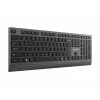Gembird KB-MCH-06 smukła przewodowa klawiatura multimedialna z adapterem Type-C, układ US, czarna